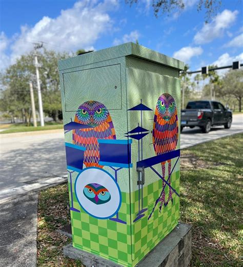 Traffic Box Art Wrap Project 